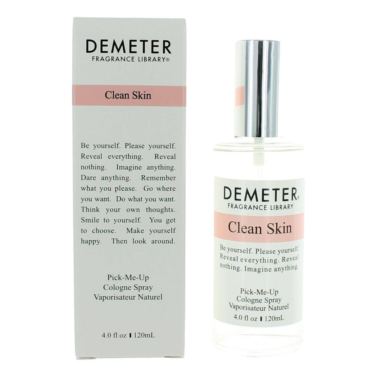 Clean Skin by Demeter, 4 oz Pick-Me-Up Cologne Spray for Women - OleBella