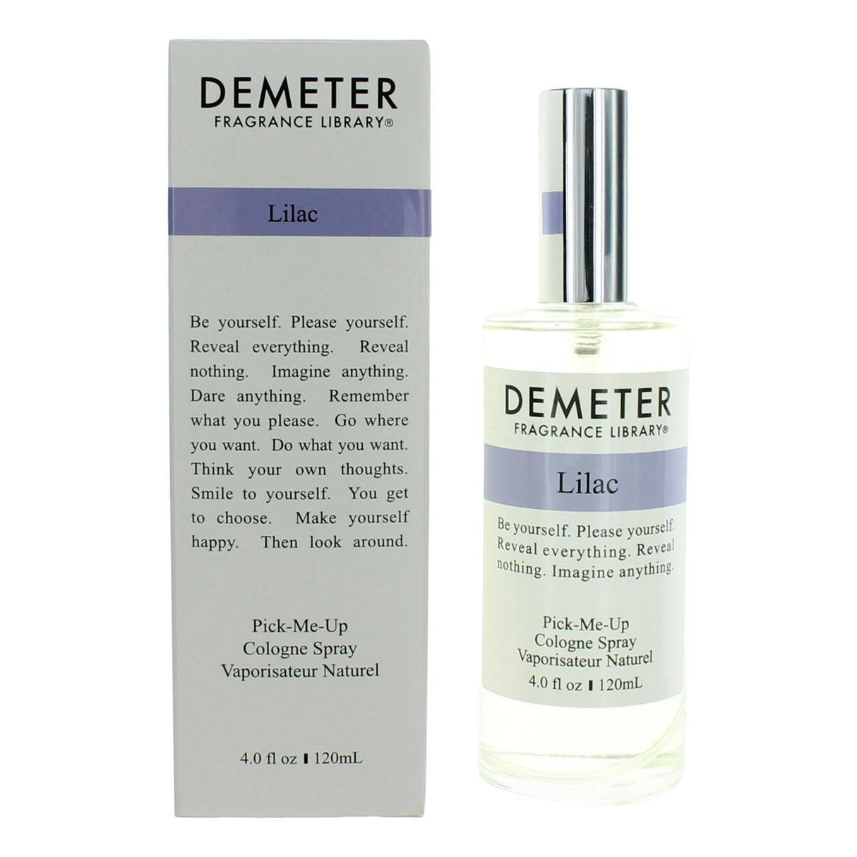 Lilac by Demeter, 4 oz Pick-Me-Up Cologne Spray for Women - OleBella
