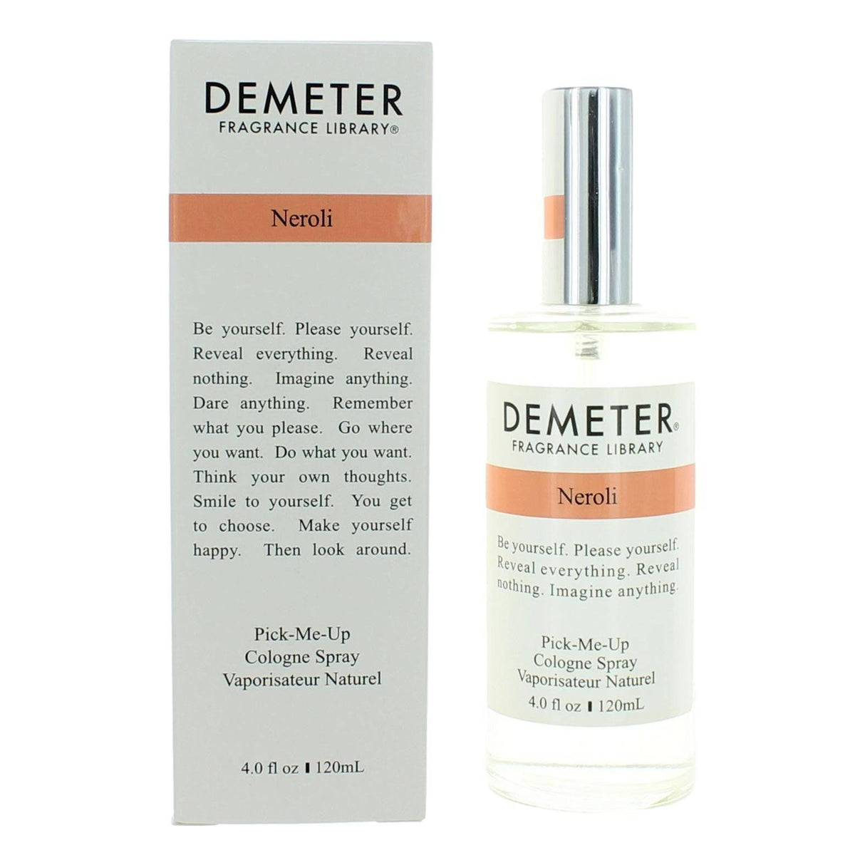 Neroli by Demeter, 4 oz Pick-Me-Up Cologne Spray for Unisex - OleBella