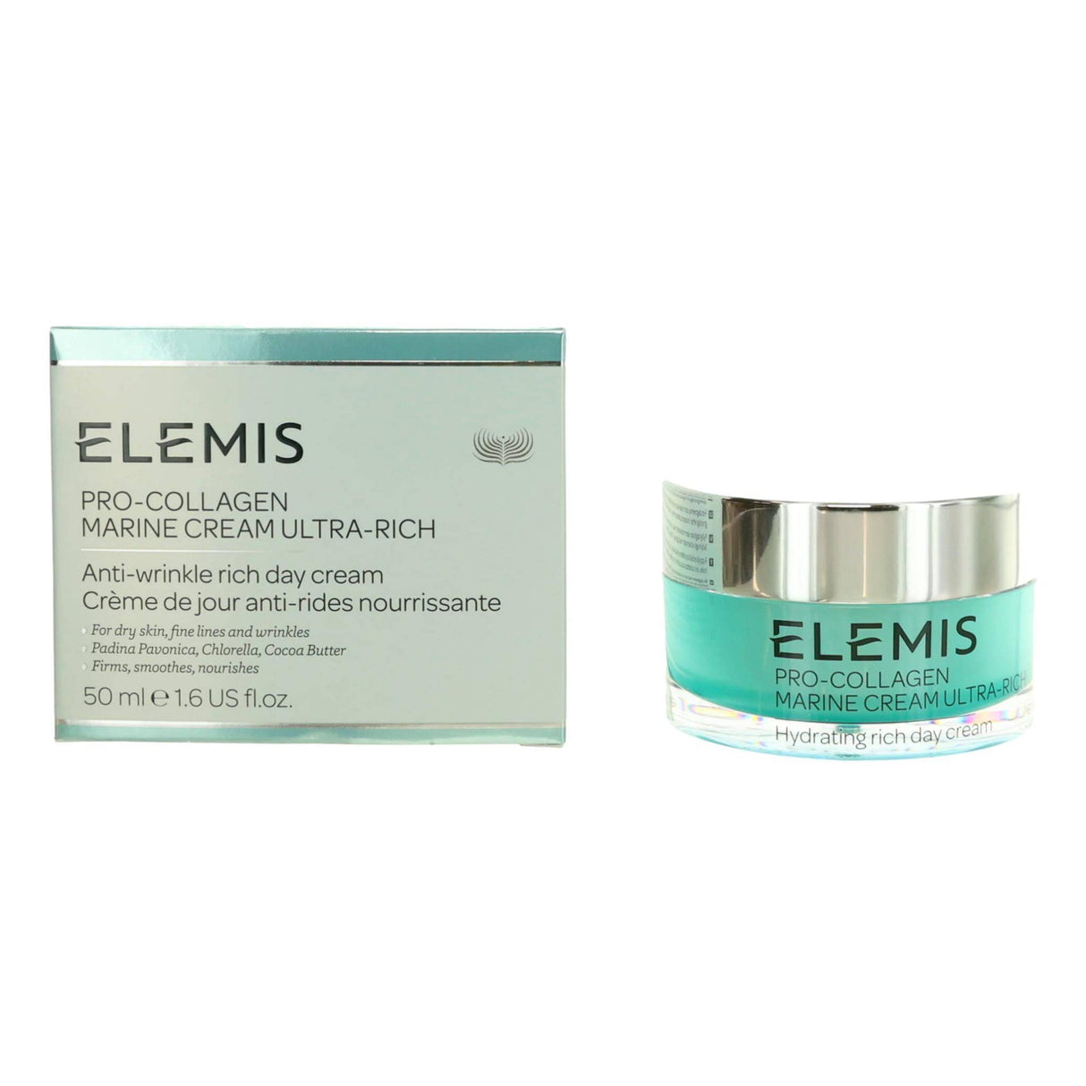 Elemis Pro-Collagen Marine Cream Ultra-Rich, 1.6oz Anti-Wrinkle Day Cream - OleBella