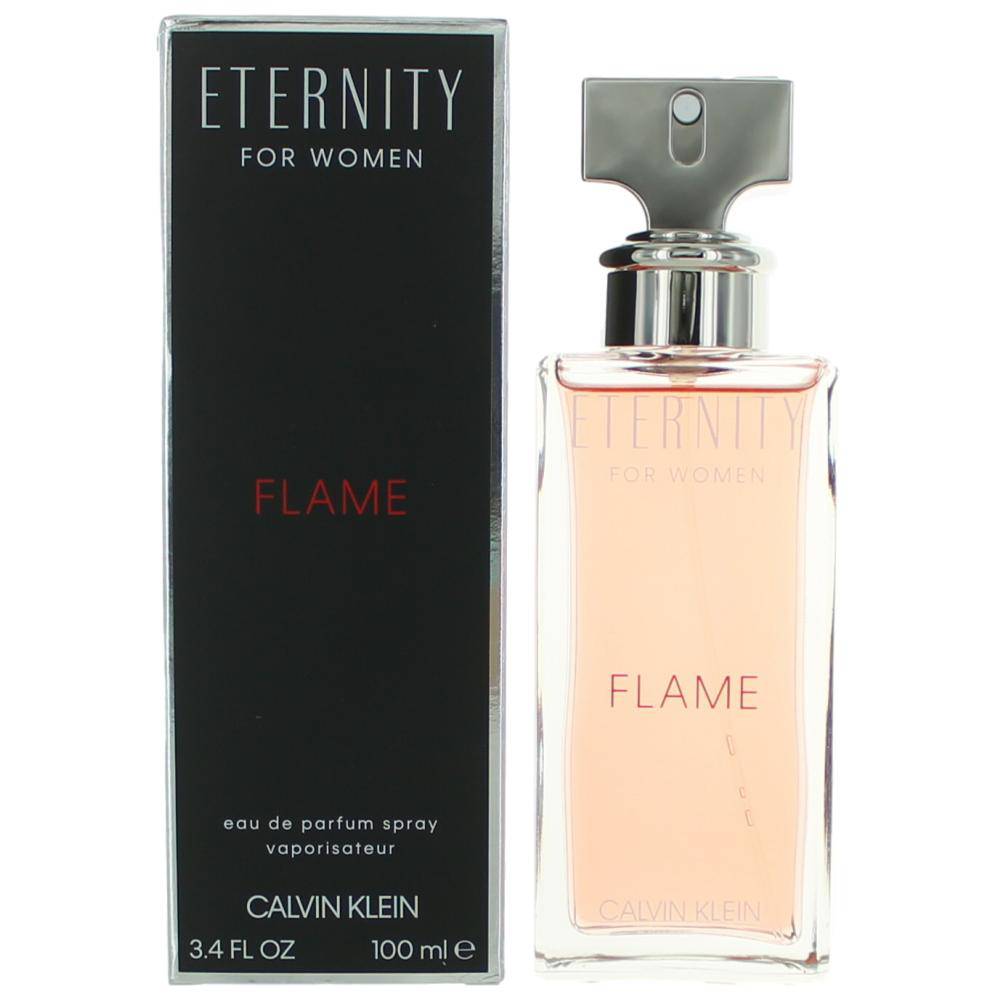 Eternity Flame by Calvin Klein, 3.4 oz EDP Spray for Women - OleBella