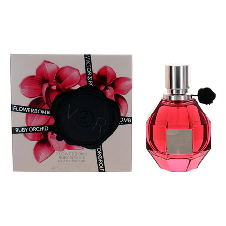 Flowerbomb Ruby Orchid by Viktor & Rolf, 1.7 oz EDP Spray for Women - OleBella