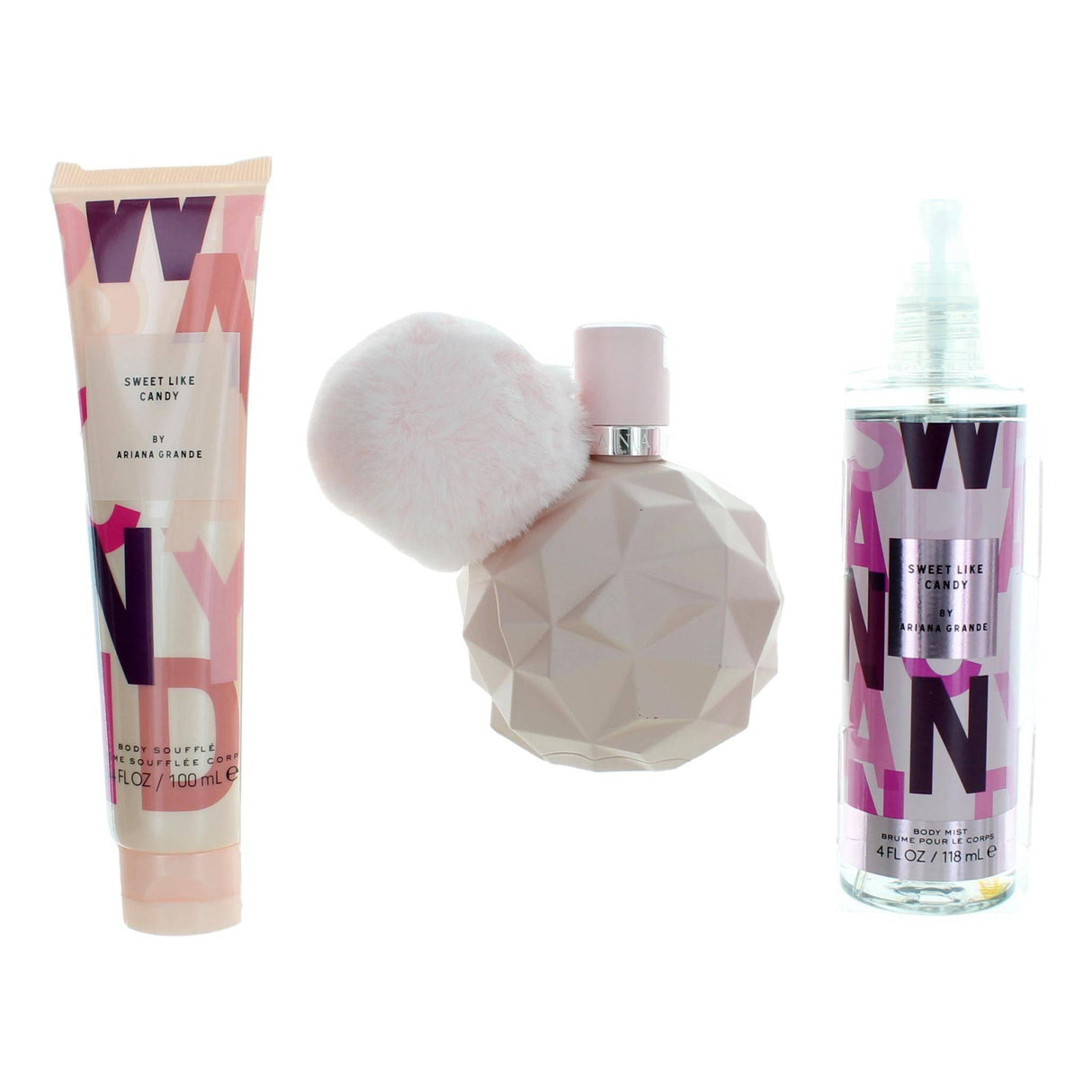 Sweet Like Candy by Ariana Grande, 3 Piece Gift Set for Women - OleBella