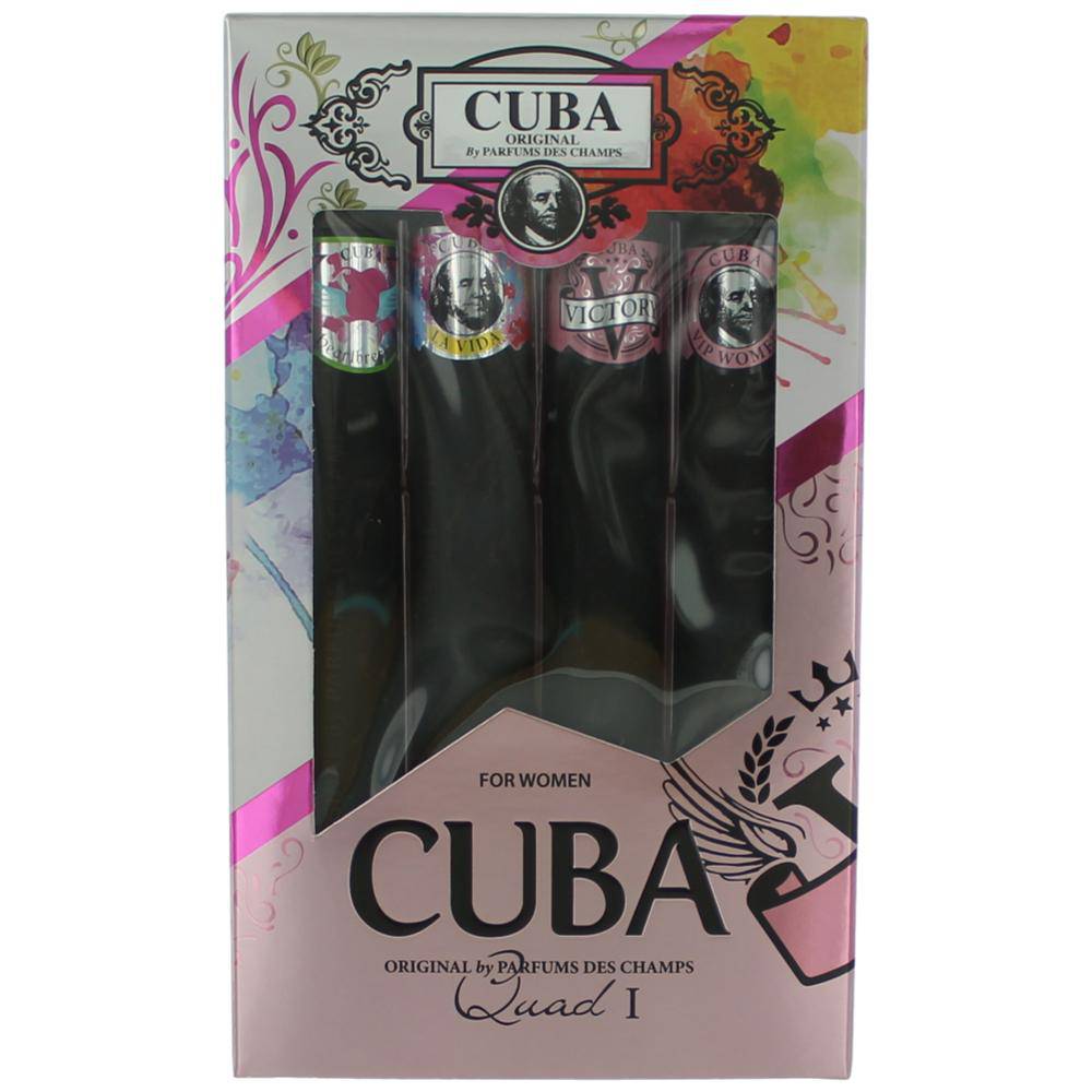 Cuba Quad I by Cuba, 4 Piece Gift Set for Women - OleBella