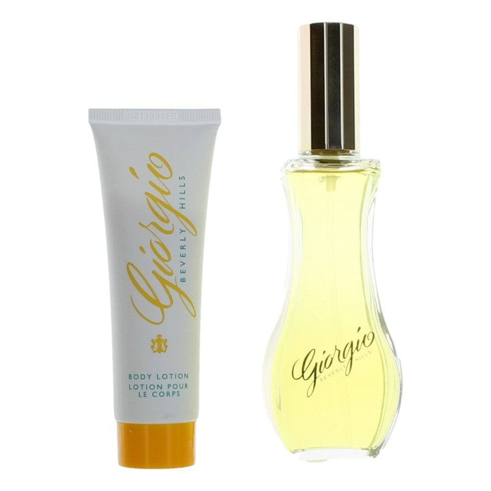 Giorgio by Beverly Hills, 2 Piece Gift Set with Body Lotion for Women - OleBella