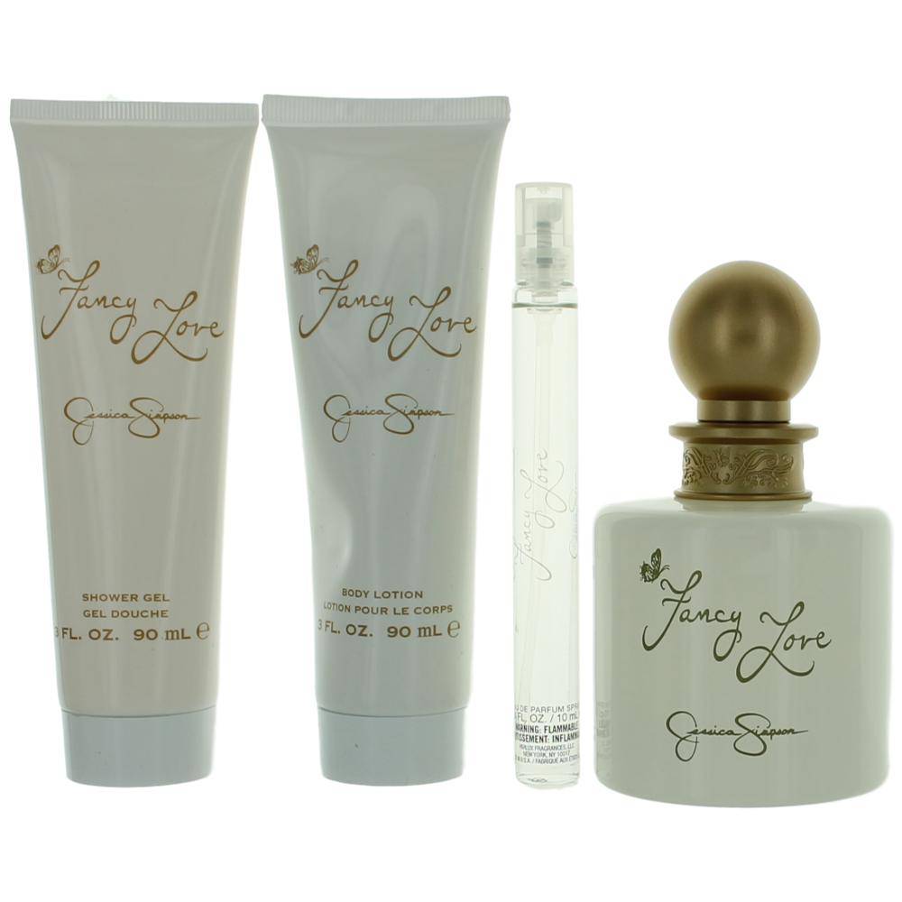 Fancy Love by Jessica Simpson, 4 Piece Gift Set for Women - OleBella
