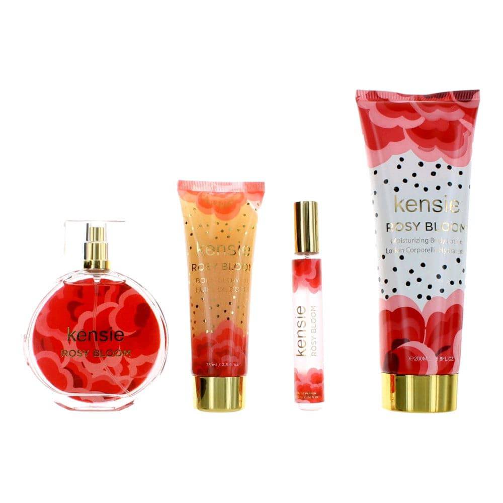Kensie Rosy Bloom by Kensie, 4 Piece Gift Set for Women - OleBella