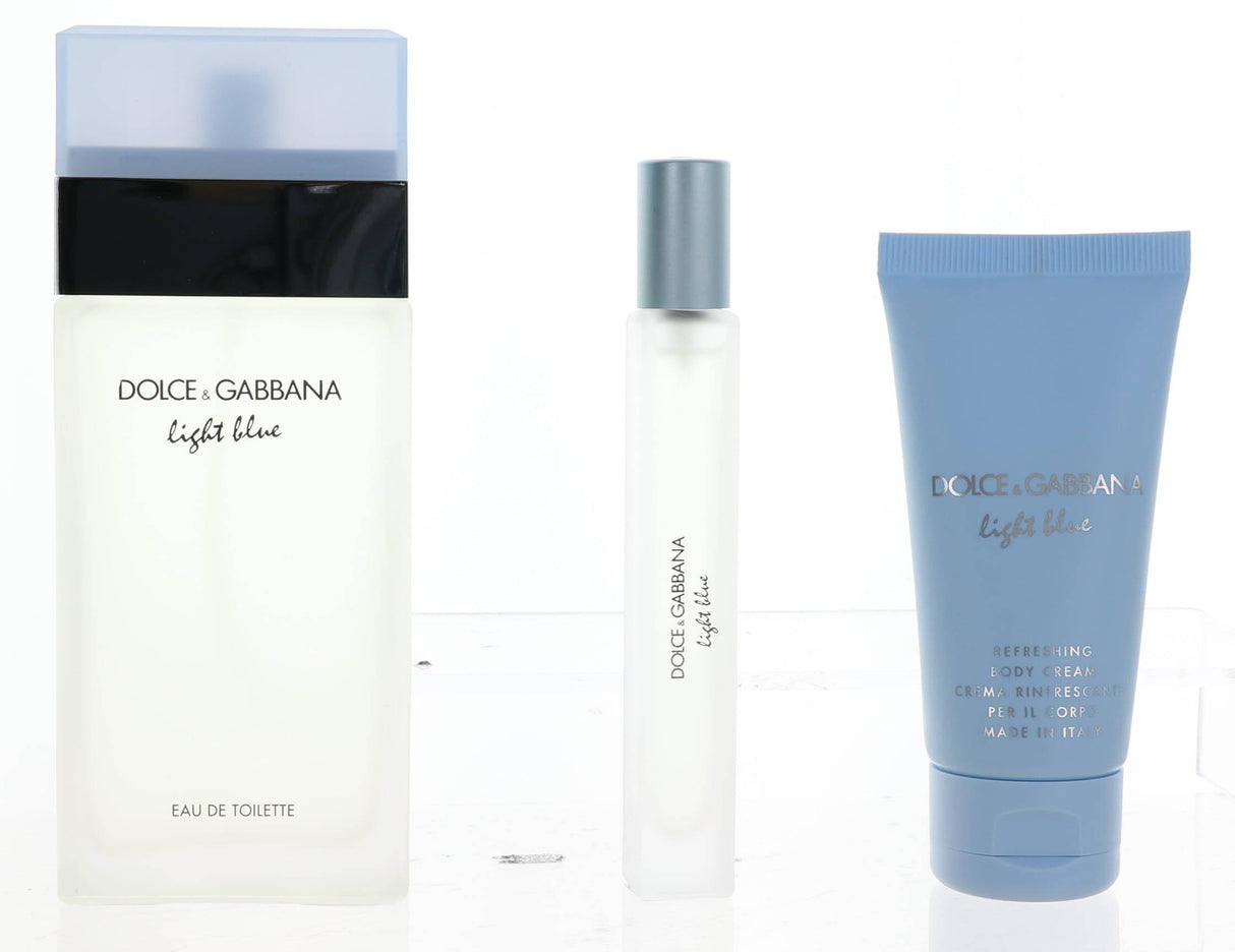 Light Blue by Dolce & Gabbana, 3 Piece Gift Set for Women - OleBella