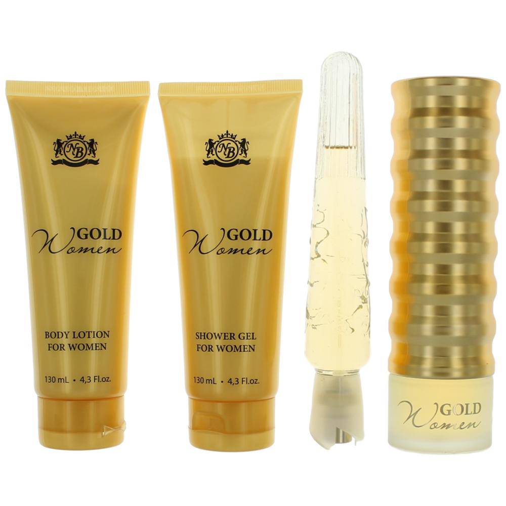 Gold by New Brand, 4 Piece Gift Set for Women - OleBella