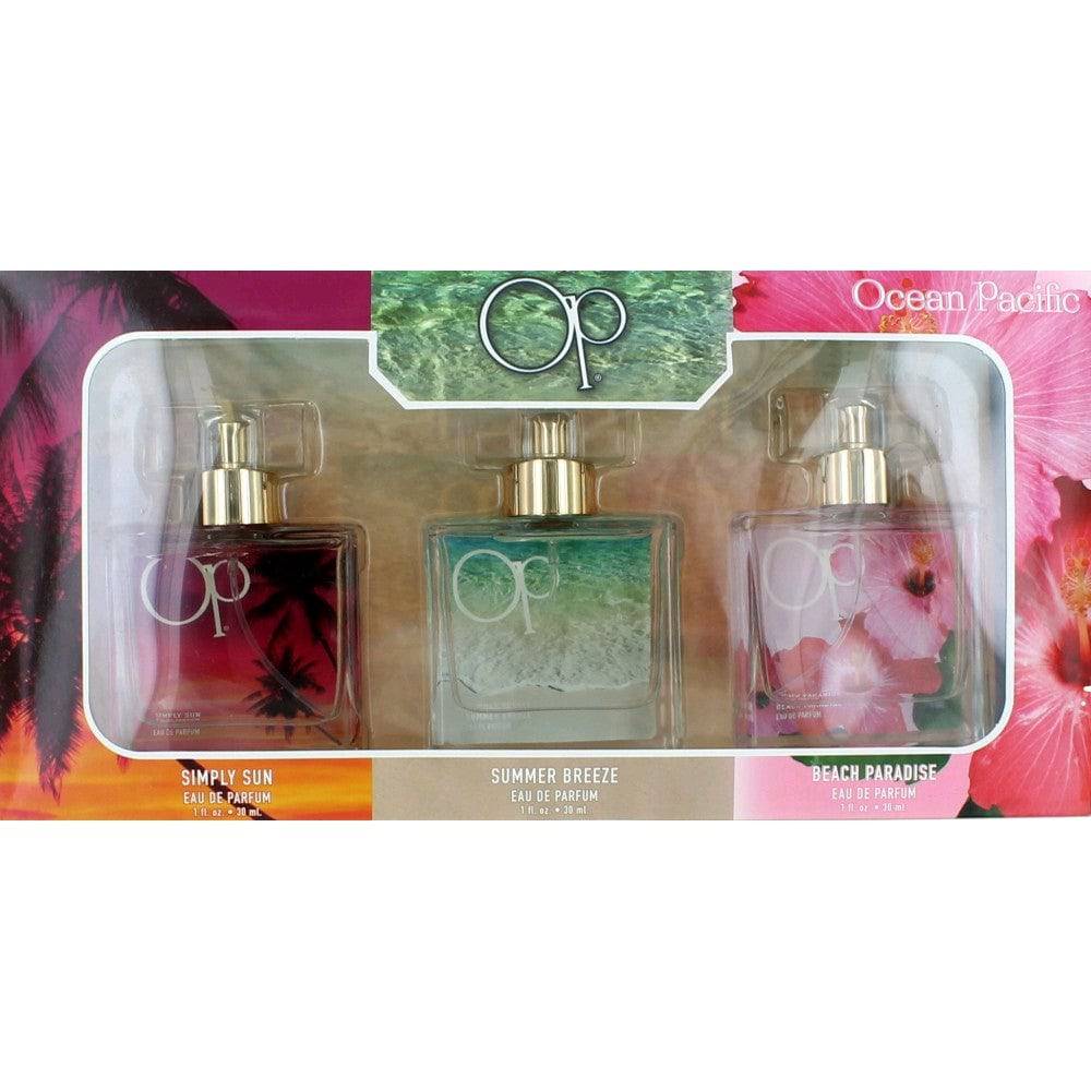 OP by Ocean Pacific, 3 Piece Fragrance Gift Collection for Women - OleBella