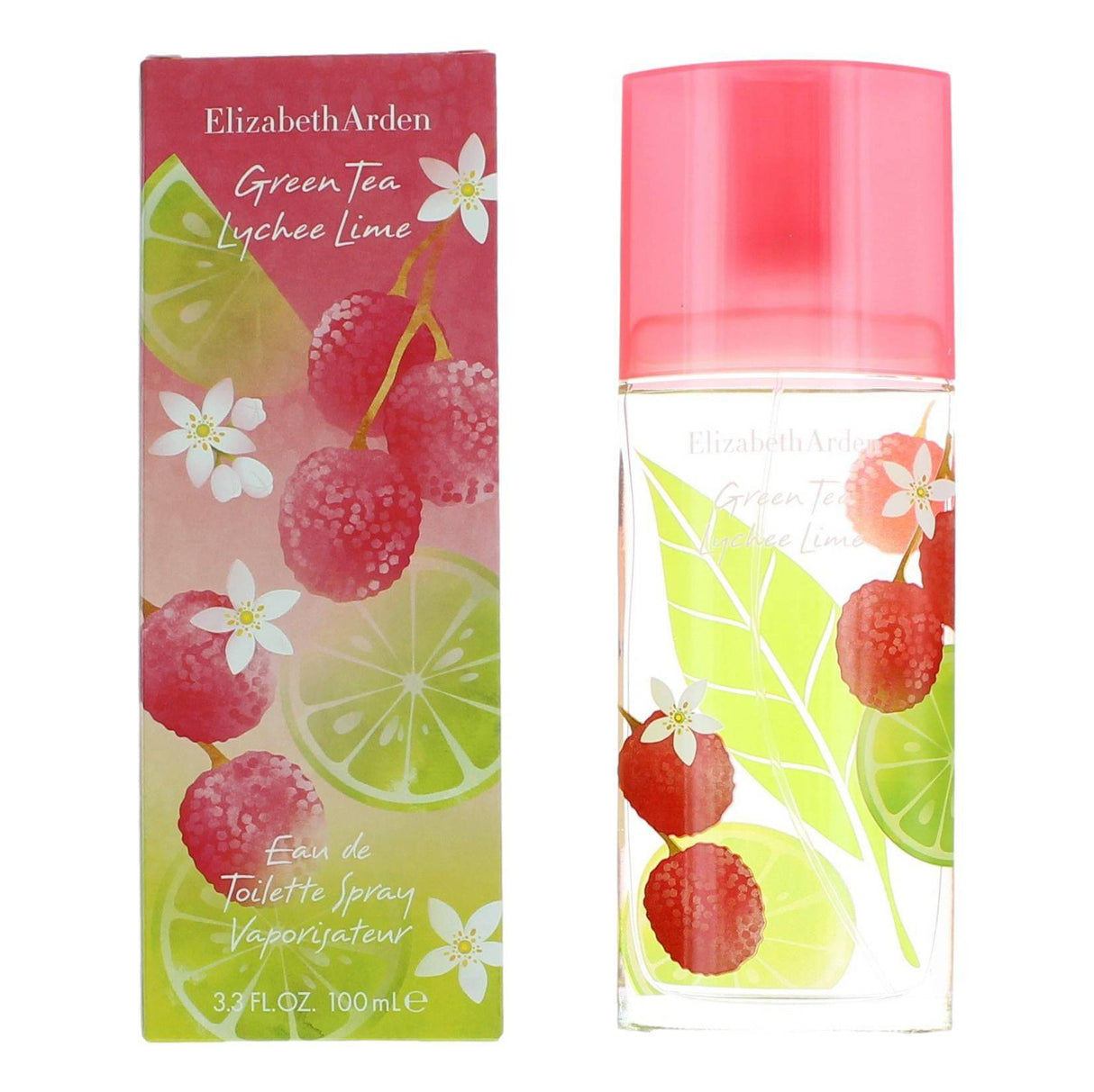Green Tea Lychee Lime by Elizabeth Arden, 3.3 oz EDT Spray for Women - OleBella