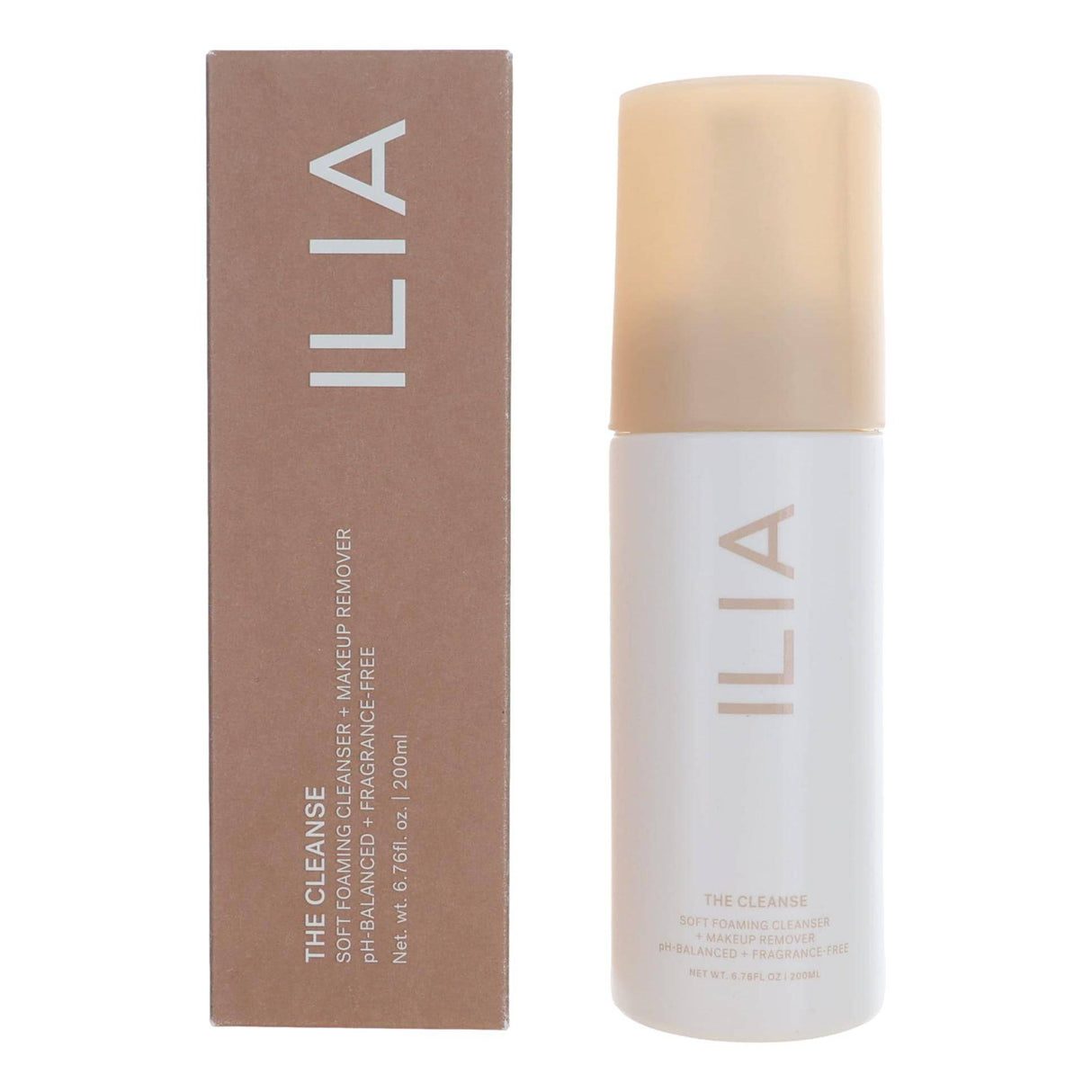 ILIA The Cleanse by ILIA, 6.7oz Soft Foaming Cleanser + Makeup Remover - OleBella