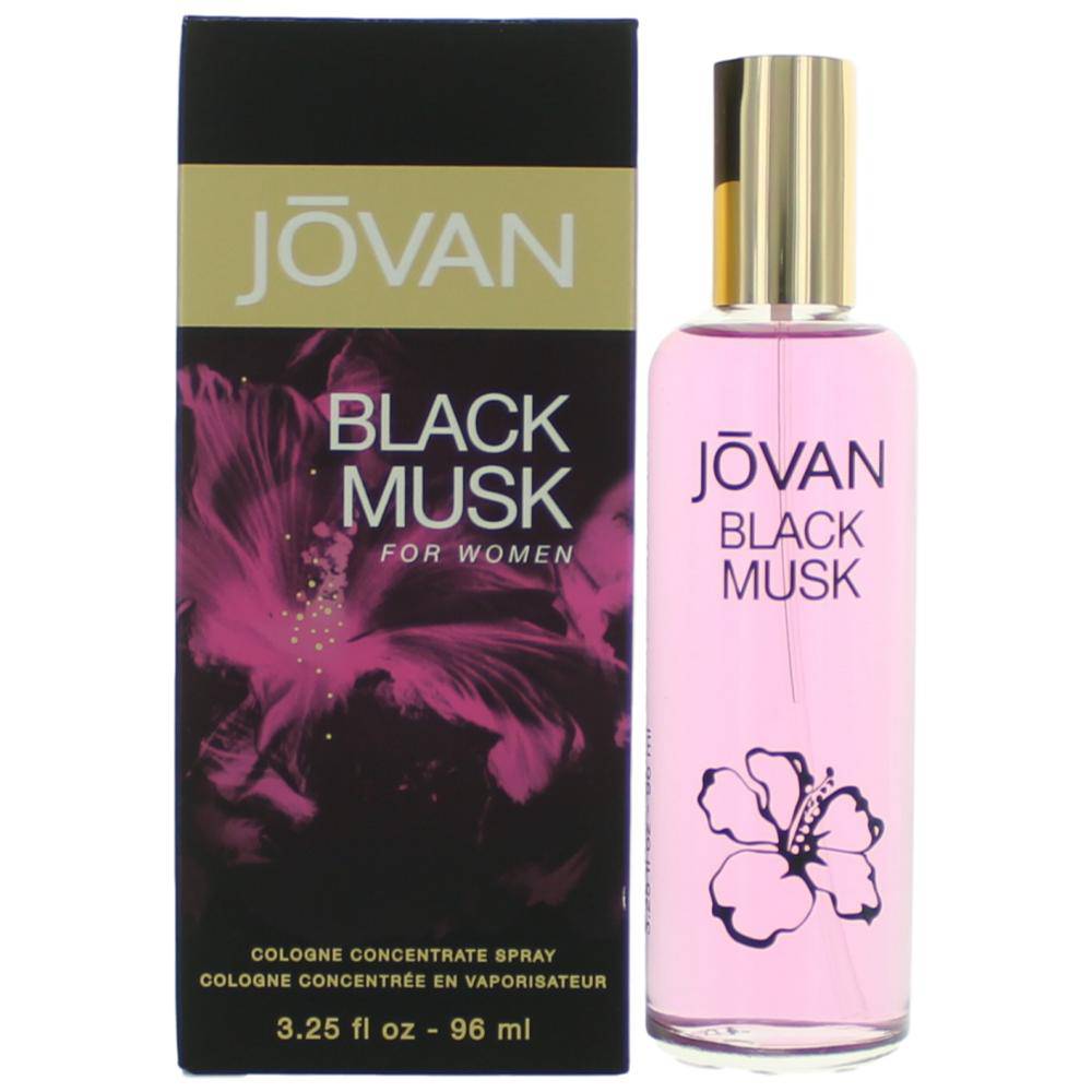 Jovan Black Musk by Coty, 3.25 oz Cologne Concentrate Spray for Women - OleBella