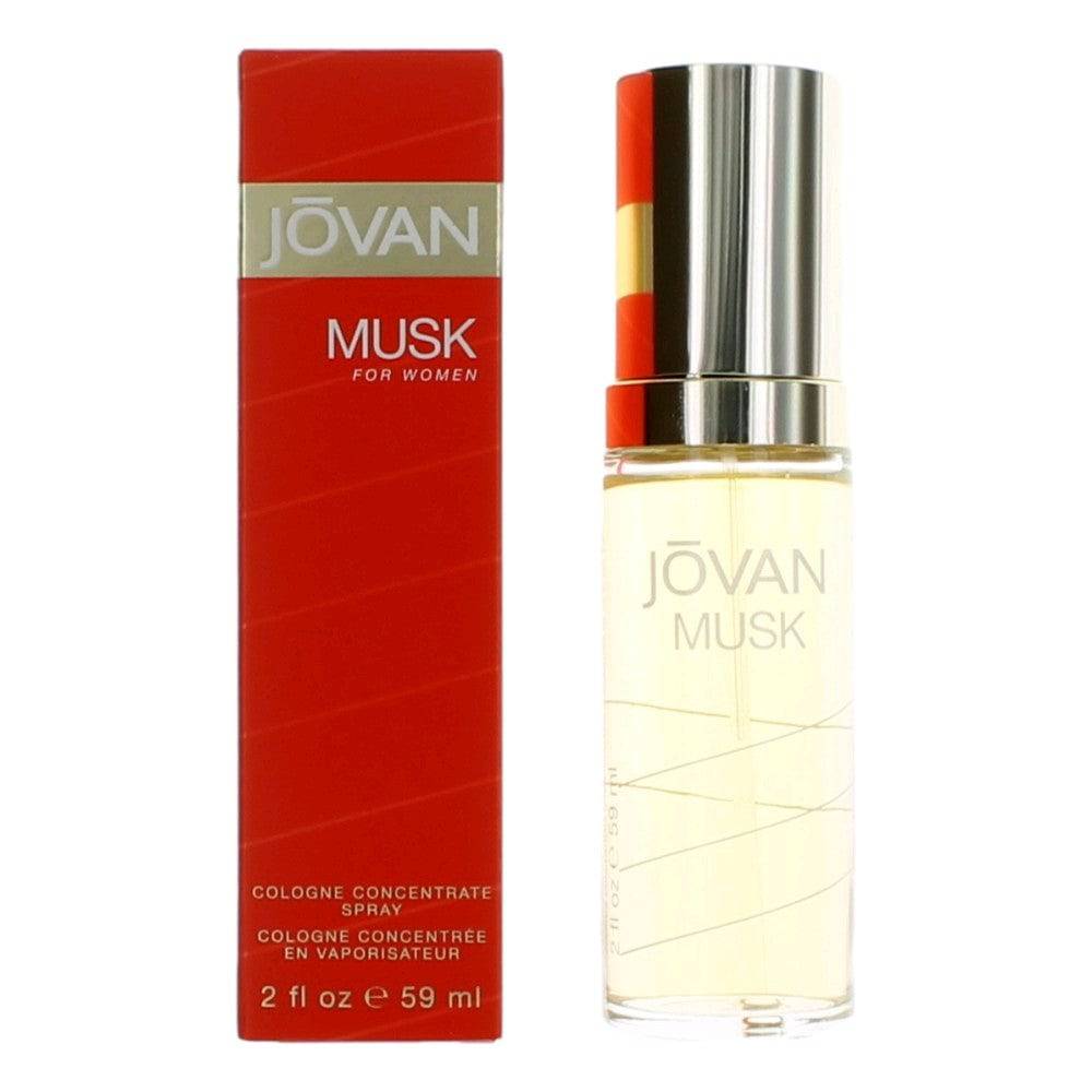 Jovan Musk by Coty, 2 oz Cologne Concentrate Spray for Women - OleBella