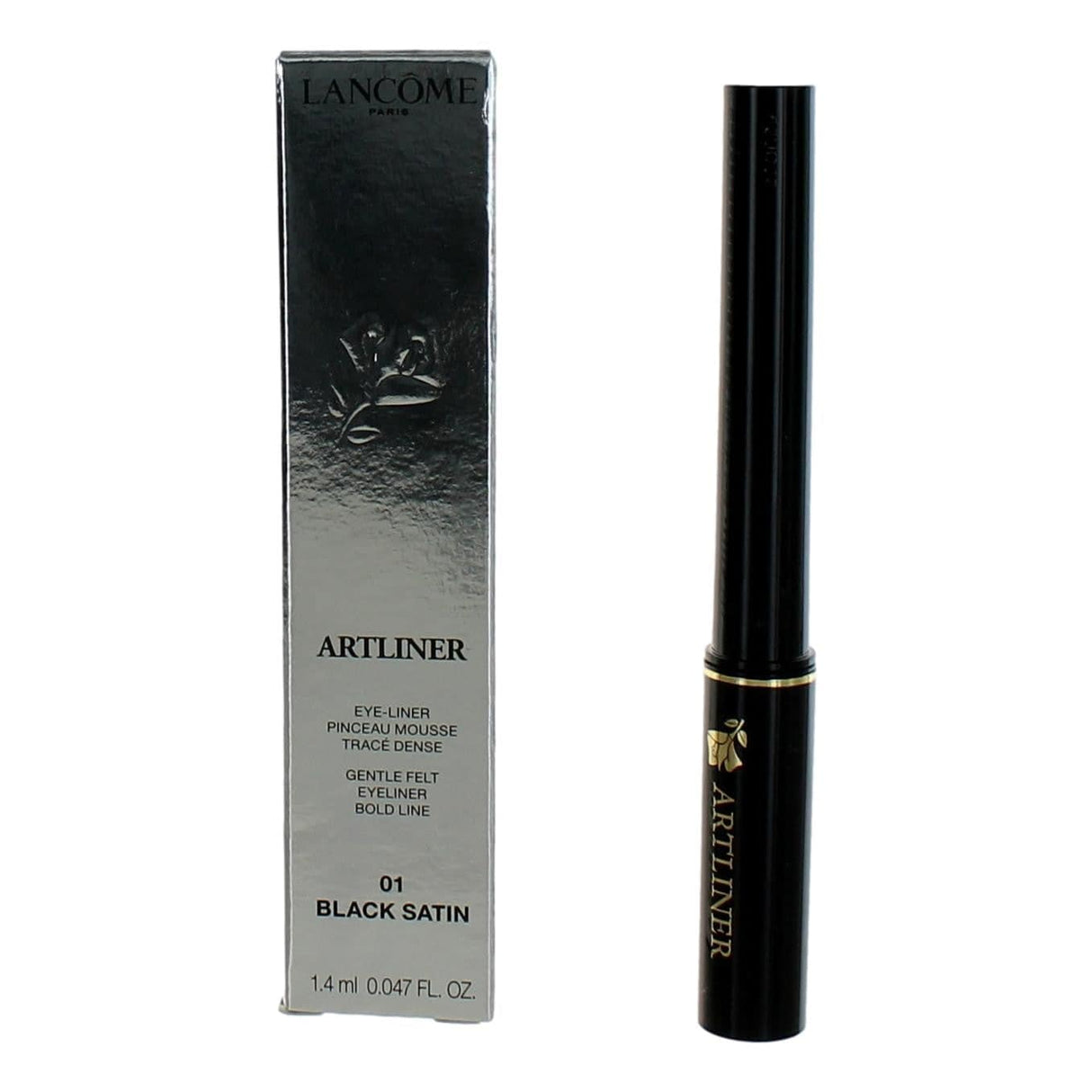 Lancome Artliner by Lancome, .047 oz Eye-Liner - 01 Black Satin - OleBella