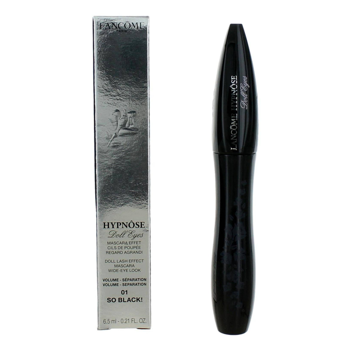 Lancome Hypnose Doll Eyes by Lancome, .1 oz Mascara - 01 So Black! - OleBella