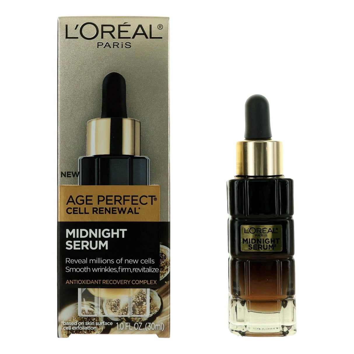 L'Oreal Age Perfect Cell Renewal by L'Oreal, 1 oz Midnight Serum - OleBella
