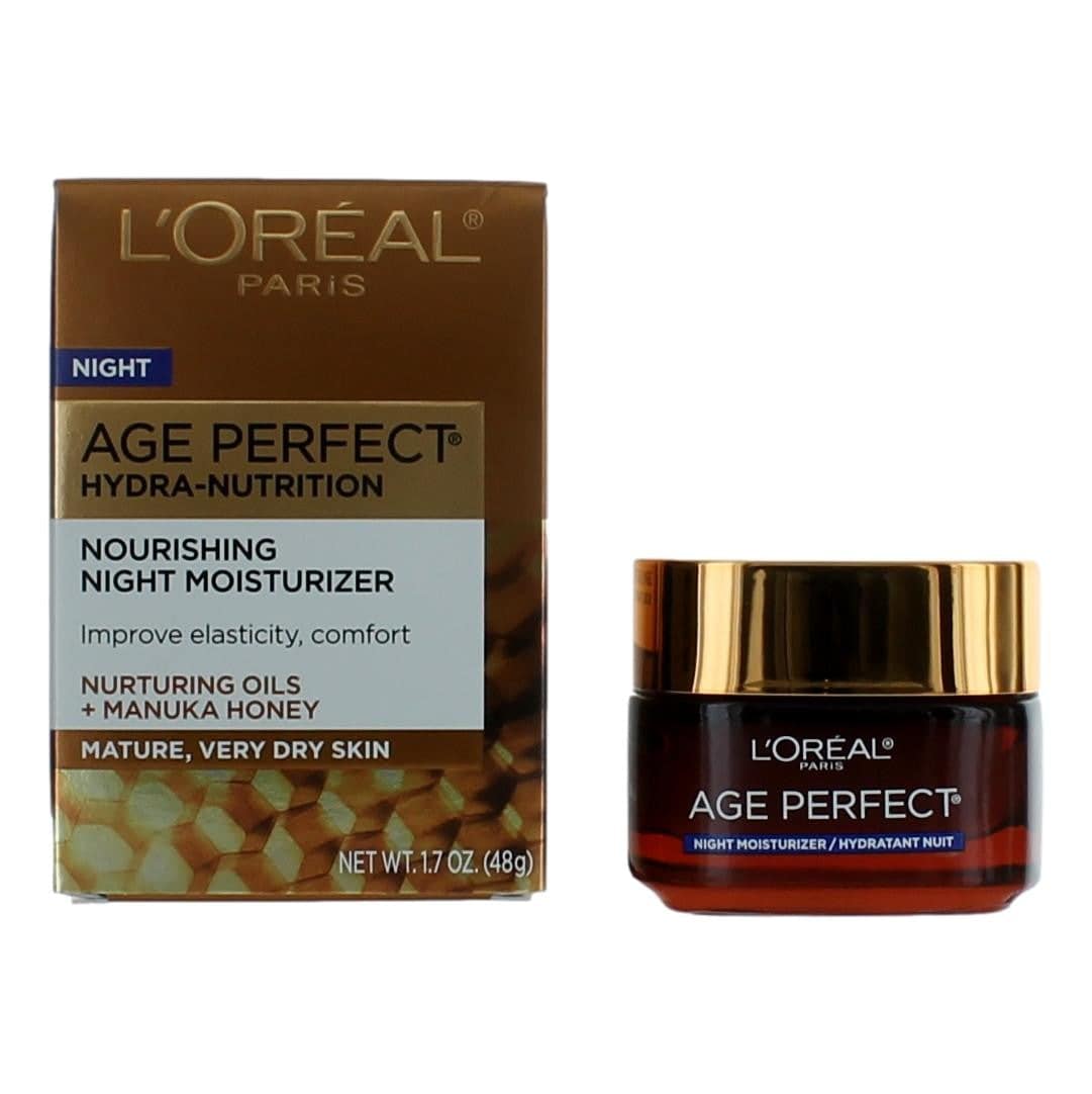 L'Oreal Age Perfect Hydra-Nutrition, 1.7oz Nourishing Night Moisturizer - OleBella