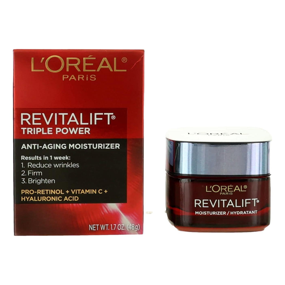 L'Oreal Revitalift Triple Power by L'Oreal, 1.7oz Anti-Aging Moisturizer - OleBella