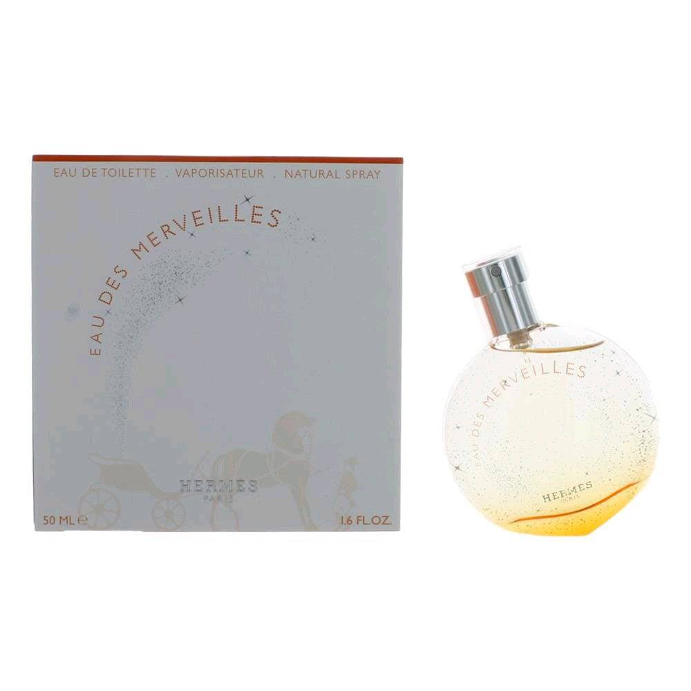 Eau Des Merveilles by Hermes, 1.6 oz EDT Spray for Women - OleBella