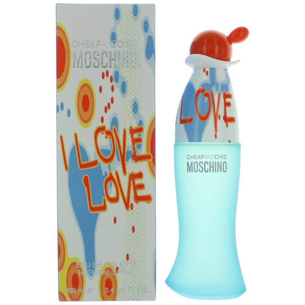 I Love Love Cheap & Chic by Moschino, 3.4 oz EDT Spray for Women - OleBella