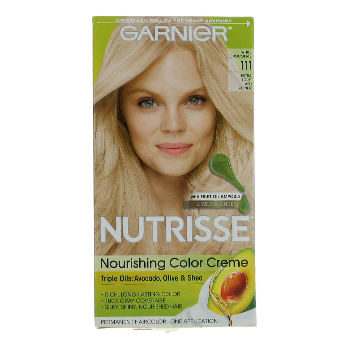 Garnier Hair Color Nutrisse Coloring Creme by Garnier, Hair Color- White Chocolate 111 - OleBella