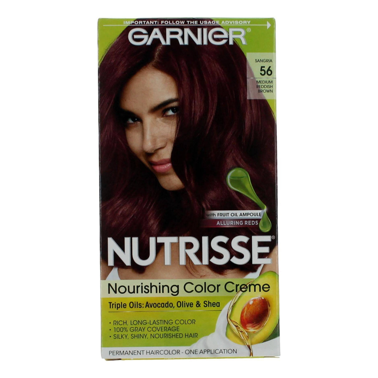 Garnier Hair Color Nutrisse Coloring Creme by Garnier, Hair Color- Sangria 56 - OleBella