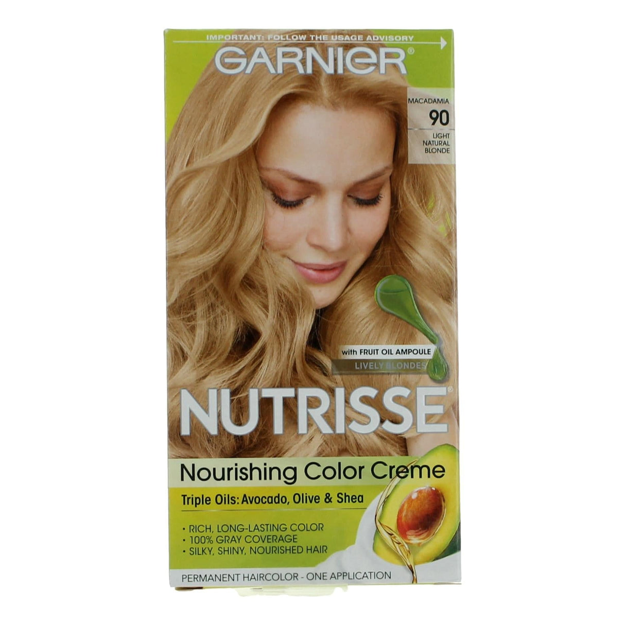 Garnier Hair Color Nutrisse Coloring Creme by Garnier, Hair Color- Macadamia 90 - OleBella