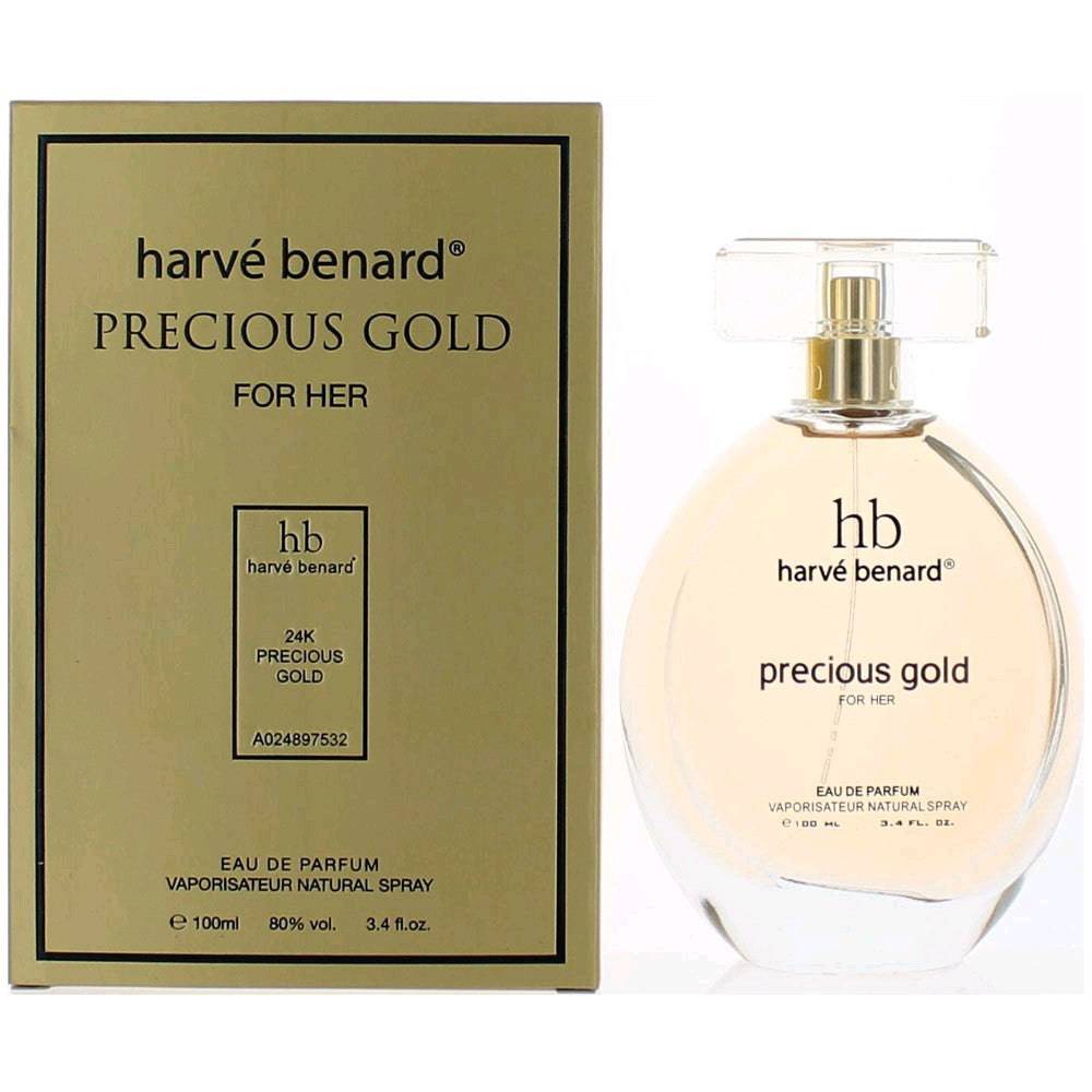 Precious Gold by Harve Bernard, 3.4 oz EDP Spray for Women - OleBella