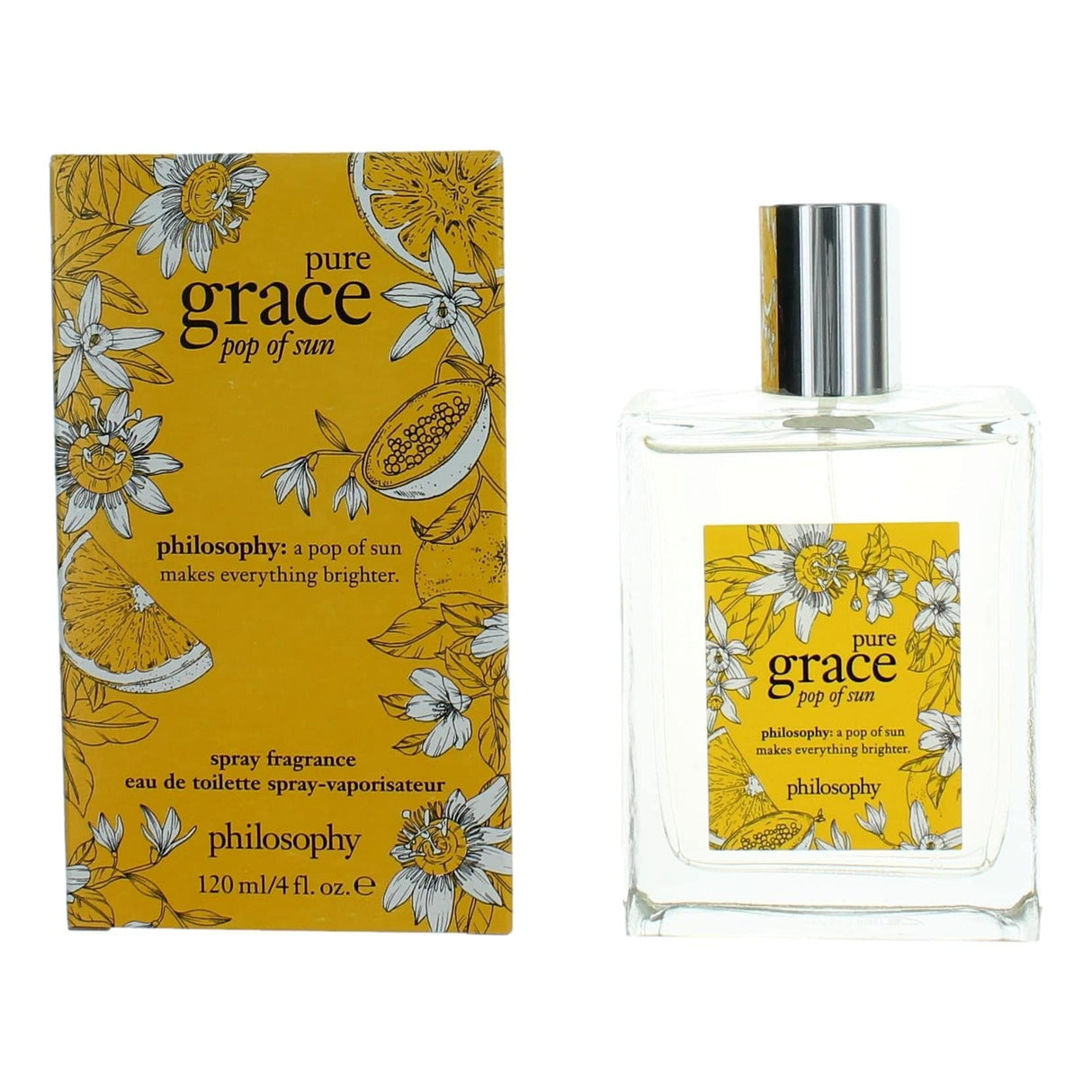 Pure Grace Pop of Sun by Philosophy, 4 oz EDT Spray for Women - OleBella