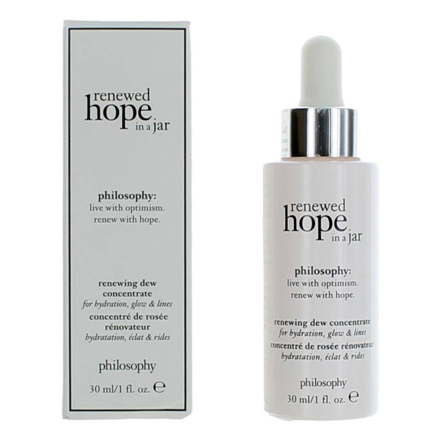 Renewed Hope in a Jar by Philosophy, 1oz Renewing Dew Concentrate for Unisex - OleBella