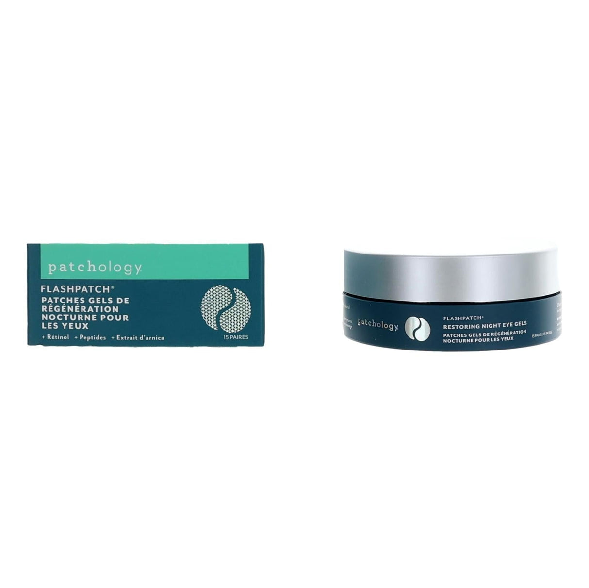 Patchology FlashPatch by Patchology, Restoring Night Eye Gels - 15 Pairs - OleBella