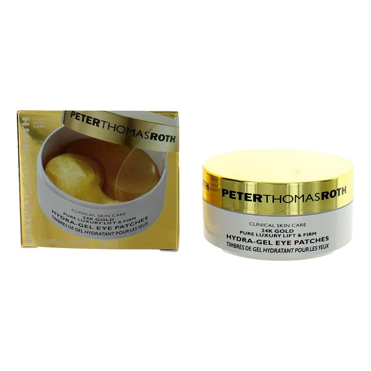 Peter Thomas Roth 24K Gold Pure Luxury Lift & Firm 60 Count Hydra-Gel Eye Patches - OleBella