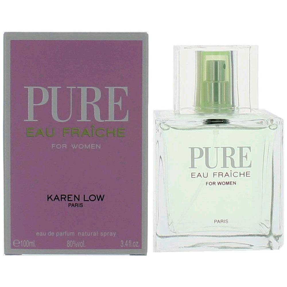 Pure Eau Fraiche by Karen Low, 3.4 oz EDP Spray for Women - OleBella