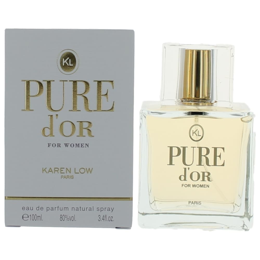 Pure D'or by Karen Low, 3.4 oz EDP Spray for Women - OleBella