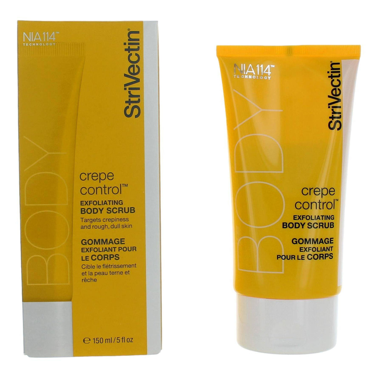 StriVectin Crepe Control by StriVectin, 5 oz Exfoliating Body Scrub - OleBella