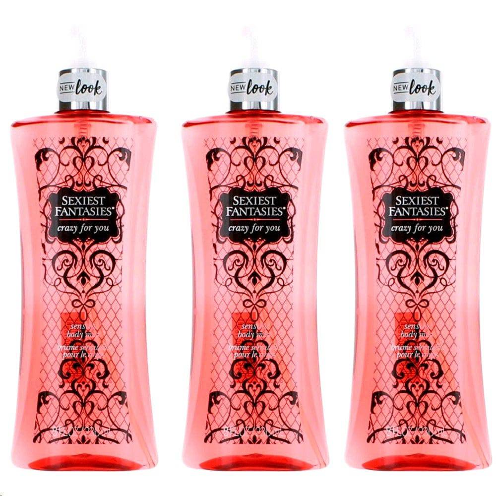 Sexiest Fantasies Crazy for You by Parfums De Coeur, 3 Pack 8oz Body Mist women - OleBella