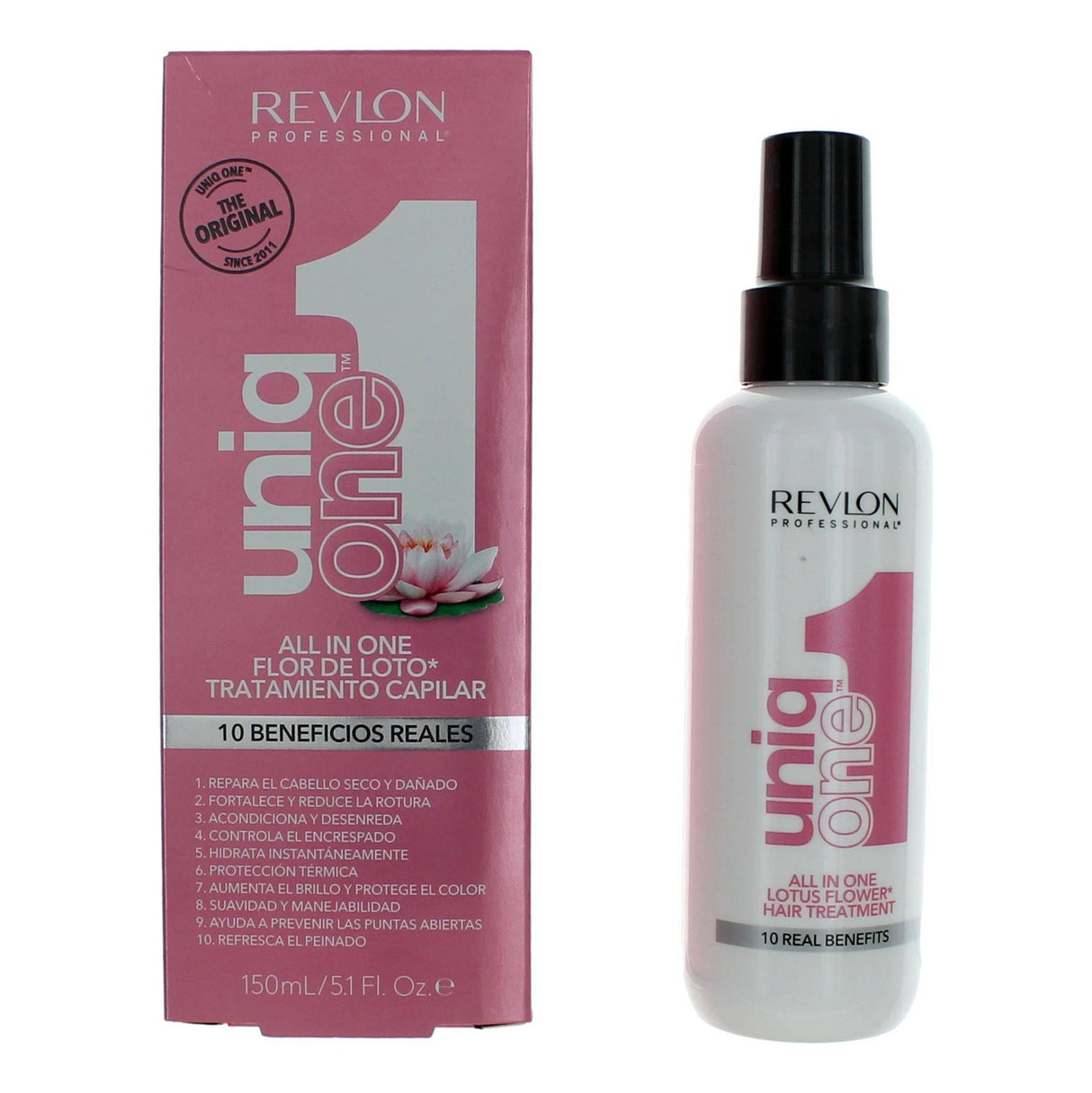 UniqOne All In One Lotus Flower Hair Treatment by Revlon, 5.1oz Hair Treatment - OleBella