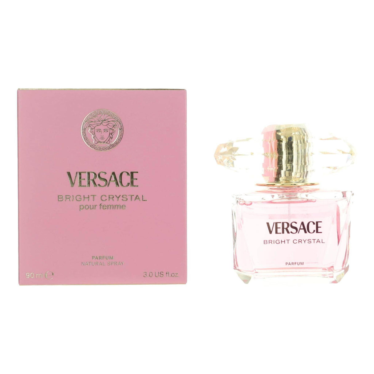 Versace Bright Crystal by Versace, 3 oz Parfum Spray for Women - OleBella