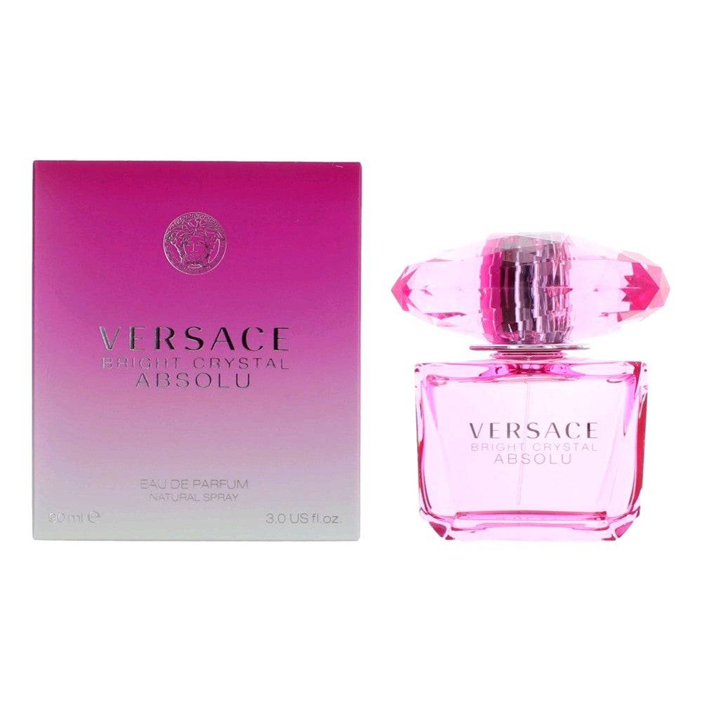 Versace Bright Crystal Absolu by Versace, 3 oz EDP Spray for Women - OleBella