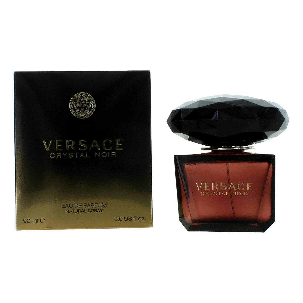 Versace Crystal Noir by Versace, 3 oz EDP Spray for Women - OleBella
