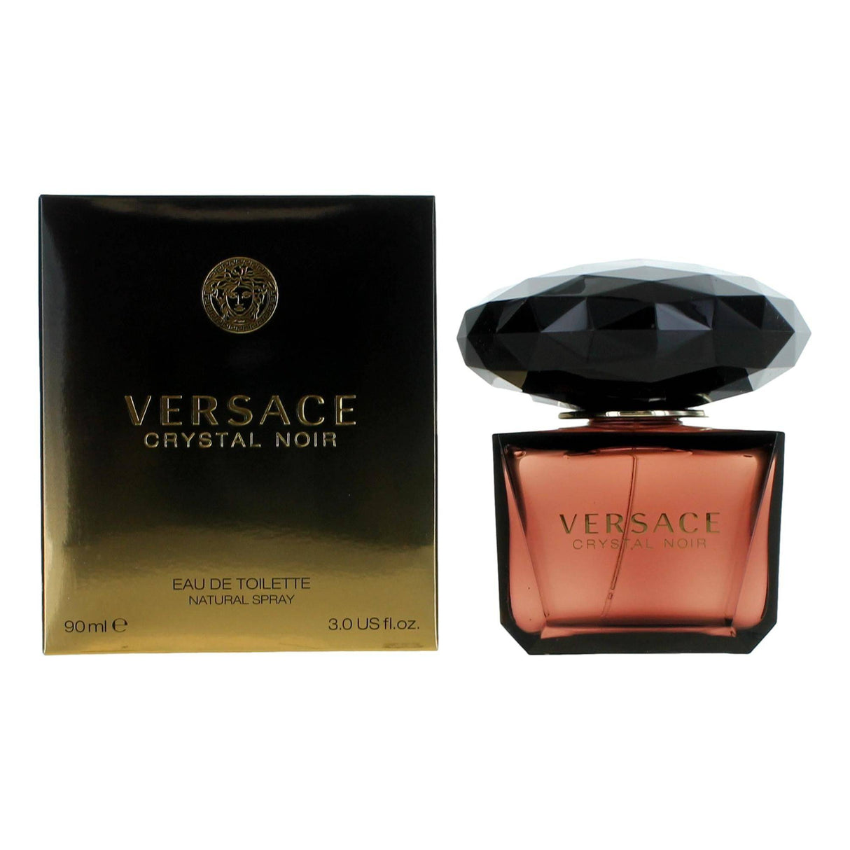 Versace Crystal Noir by Versace, 3 oz EDT Spray for Women - OleBella