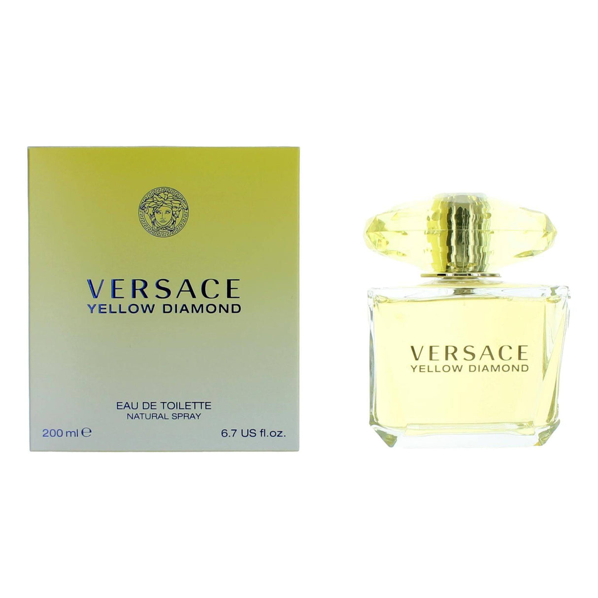 Versace Yellow Diamond by Versace, 6.7 oz EDT Spray for Women - OleBella