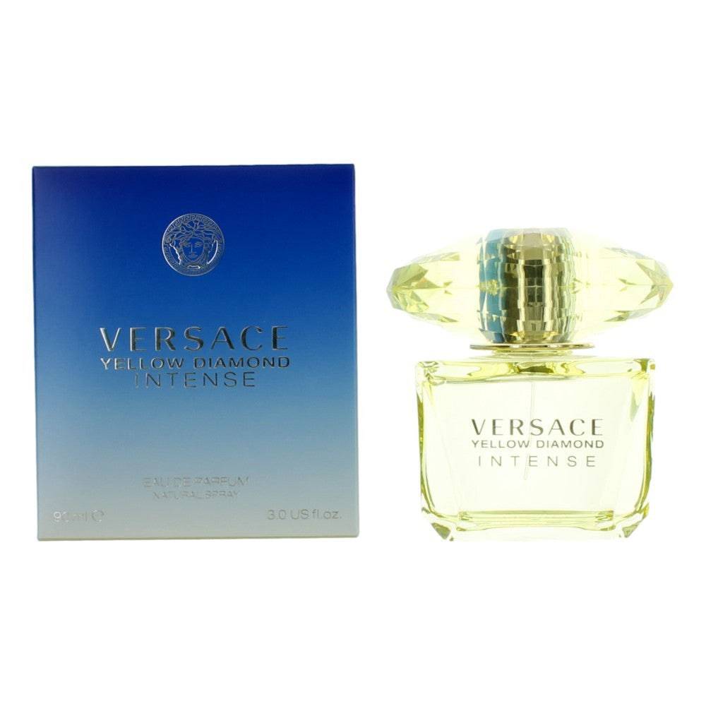 Versace Yellow Diamond Intense by Versace, 3 oz EDP Spray for Women - OleBella