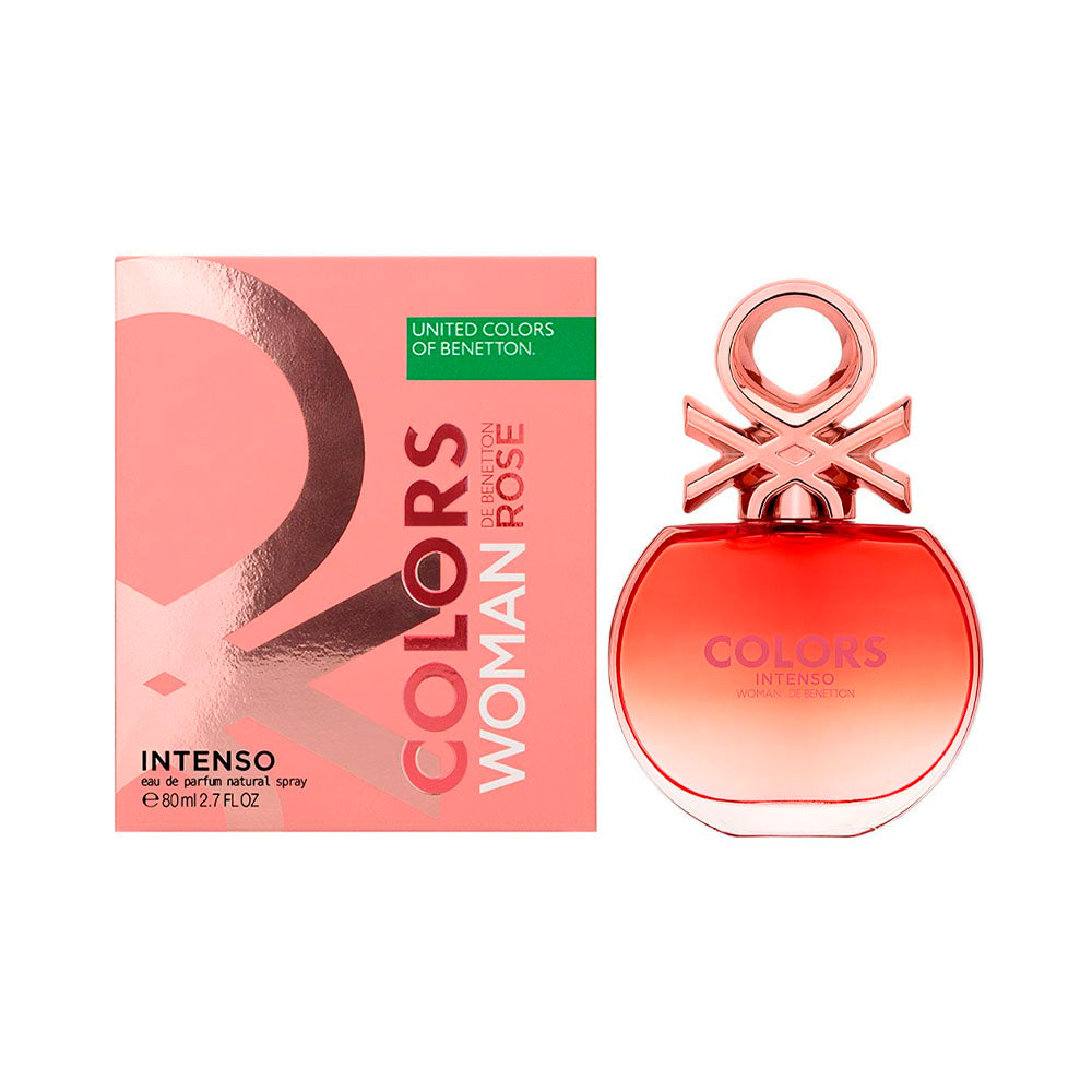 Benetton Colors Woman Rose Intenso EDP, 2.7 oz / 80 ml by Benetton
