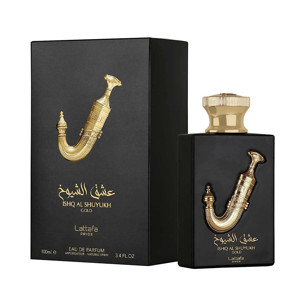 Lattafa Ishq Shuyukh Gold EDP, 3.4 oz / 100 ml by Lattafa