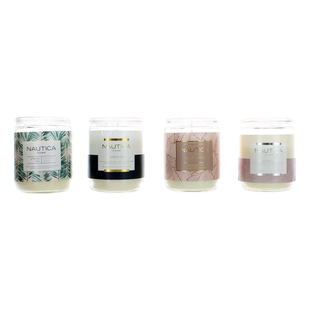 Nautica Warm Seas Collection by Nautica, 4 Piece Candle Set - Multi - OleBella