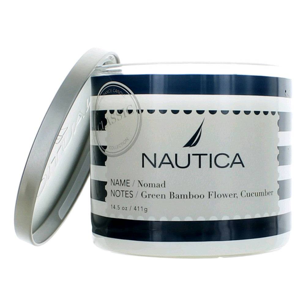 Nautica 14.5 oz Soy Wax Blend 3 Wick Candle - Nomad - OleBella