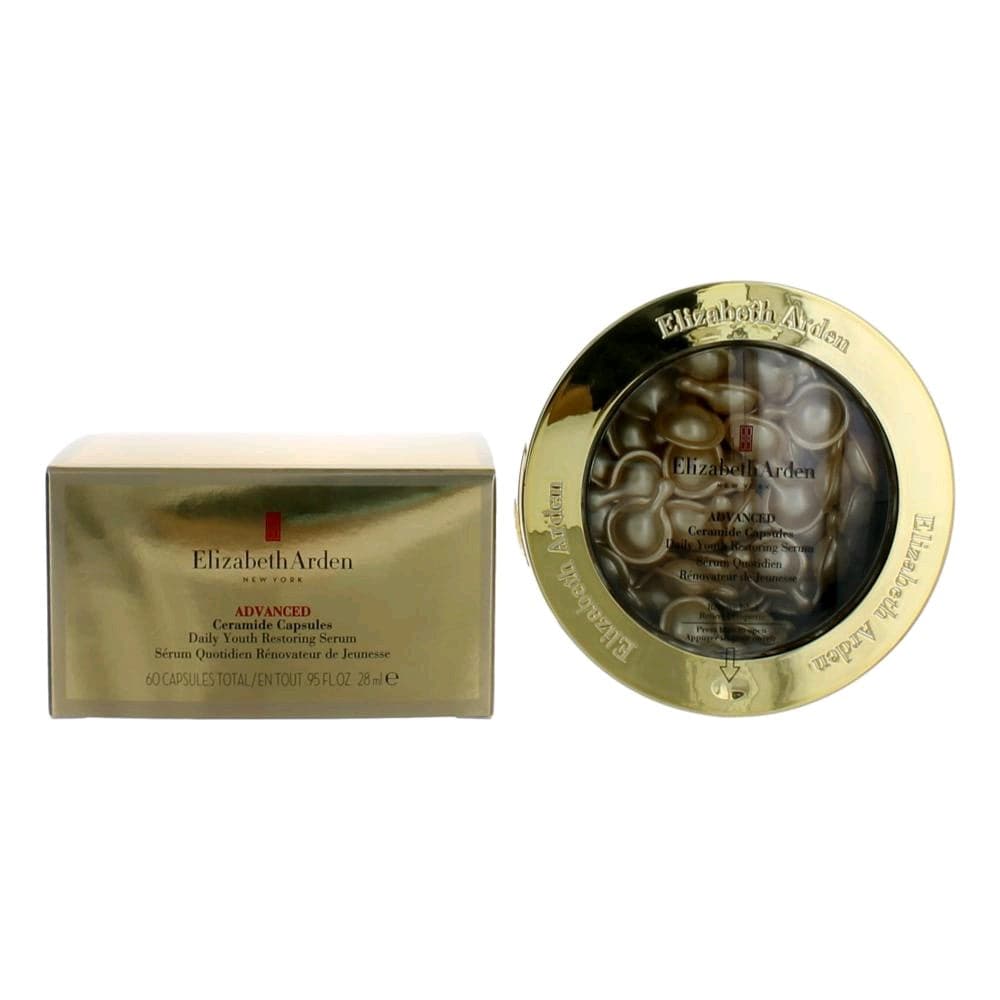 Ceramide by Elizabeth Arden, 60 Advanced Daily Youth Restoring Serum Capsules - OleBella