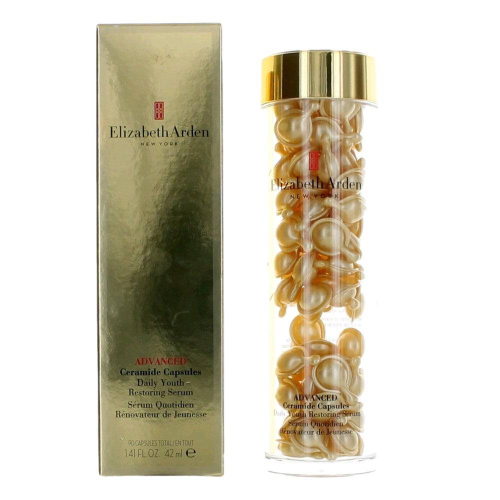 Ceramide by Elizabeth Arden, 90 Daily Youth Restoring Serum Capsules - OleBella